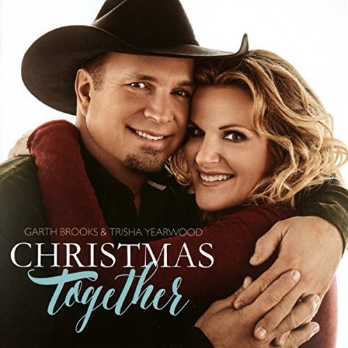 Garth Brooks and Trisha Yearwood embrace on album cover, "Christmas Together".
