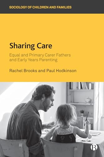 Book cover: father and child at a table, yellow and grey tones.