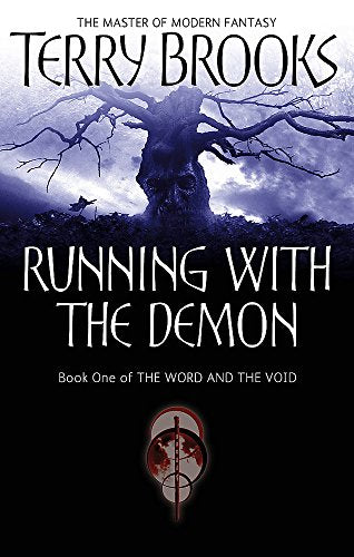 Book cover: dark, gnarled tree with a face and stormy sky.