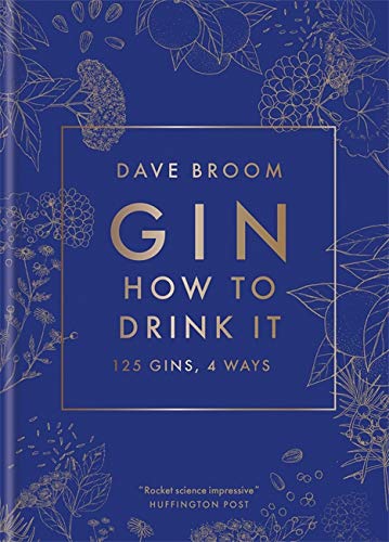 Blue book cover with gold lettering: "Gin: How to Drink It.