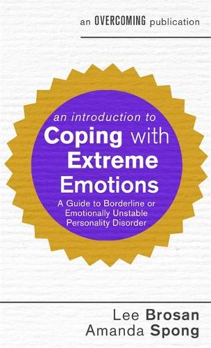Book cover with purple and gold design, titled "An Introduction to Coping with Extreme Emotions.