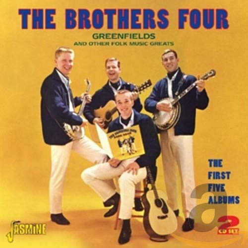 The Brothers Four album cover featuring four men with instruments.