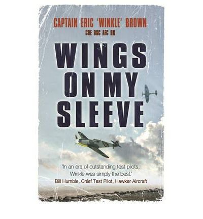 "Wings on My Sleeve" book cover featuring two planes against a cloudy sky background.