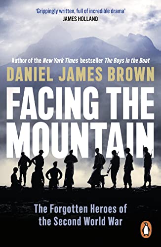Book cover: soldiers silhouetted against a mountain backdrop.