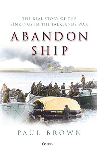 Book cover depicting a naval battle scene and survivors in lifeboats.