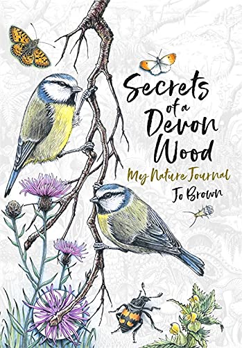 Book cover with painted birds, butterflies, and wildflowers on branches.