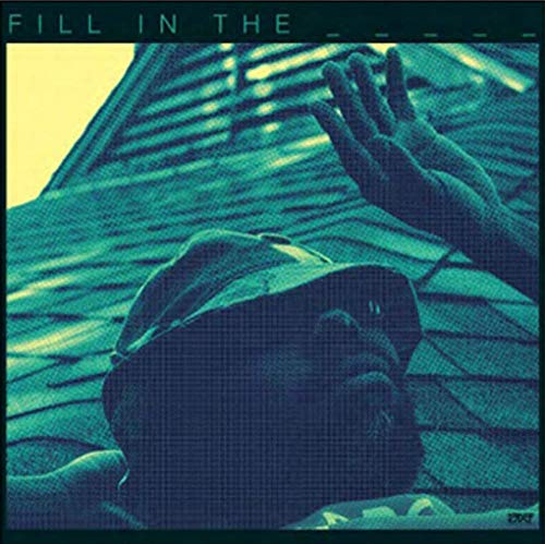 Vinyl record cover: a person wearing a hat, teal and blue tones.
