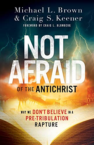 Book cover with stormy sky and bold text: "Not Afraid of the Antichrist".