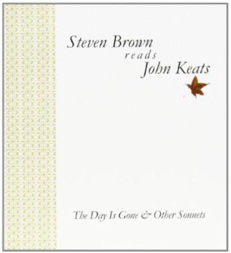 CD cover: Steven Brown reads John Keats, with leaf graphic.