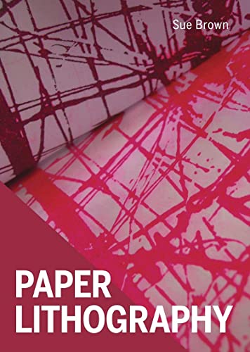 Book cover with abstract pink and white geometric paper lithography design.