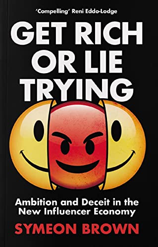 Book cover with bold title and image of a devilish smiling face.