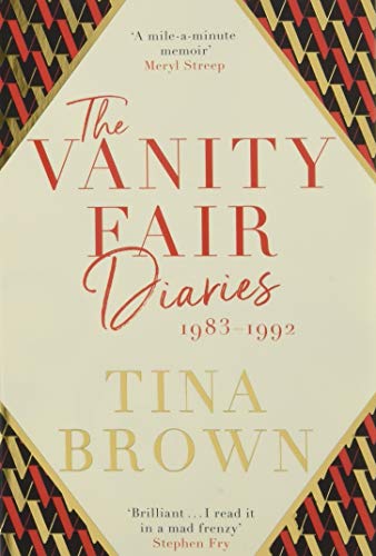 Book cover of The Vanity Fair Diaries 1983–1992 by Tina Brown on cream background.