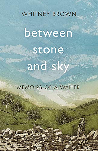 Book cover with stone wall foreground and misty mountains backdrop.