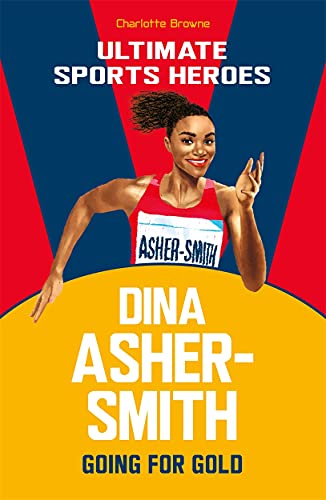 Book cover featuring Dina Asher-Smith, a British track and field athlete.