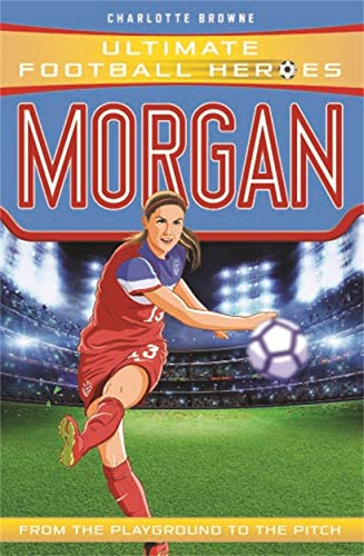 Book cover featuring Alex Morgan, a soccer player in action.