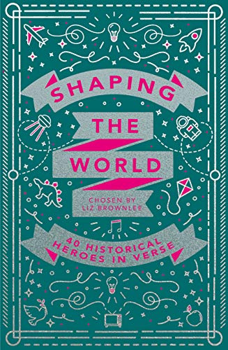 Book cover with pink text, silver accents, and illustrated icons.