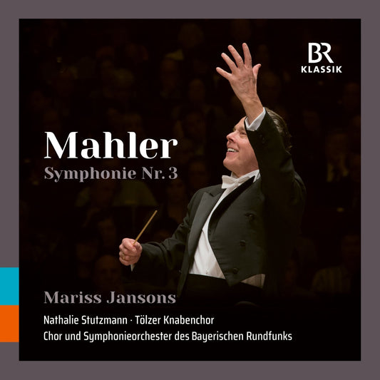 CD cover for Mahler’s Symphony No. 3, featuring conductor Mariss Jansons.