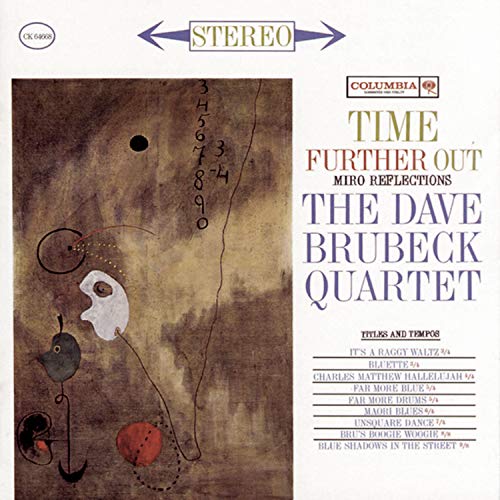 CD cover for Dave Brubeck Quartet’s “Time Further Out” with abstract art.