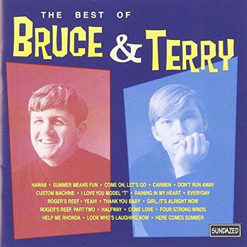 CD cover for "The Best Of Bruce & Terry" featuring two young men.