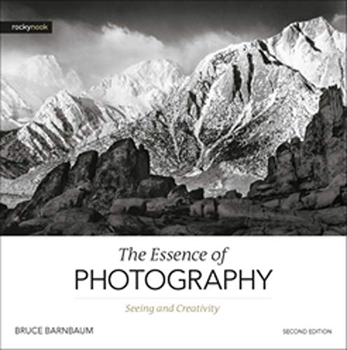 Book cover featuring a black and white mountain landscape with title and author name.