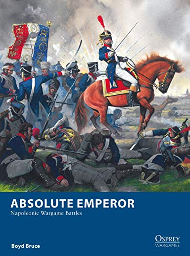Painting of Napoleonic soldiers in battle with an officer on horseback in the center.