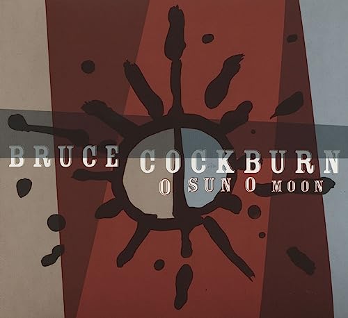 Album cover featuring a stylized sun-moon symbol over geometric shapes with text overlay.