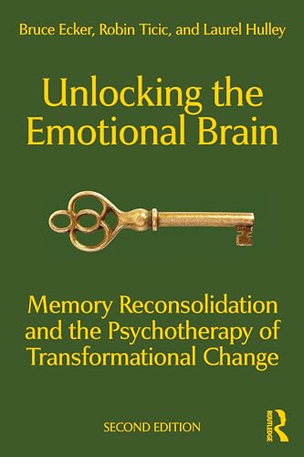 Book cover: green background, golden key, title “Unlocking the Emotional Brain.”