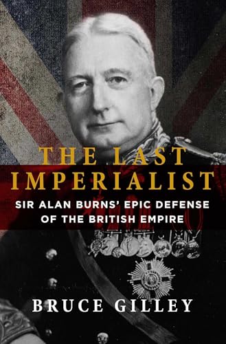 Book cover featuring a portrait of Sir Alan Burns with a Union Jack background.