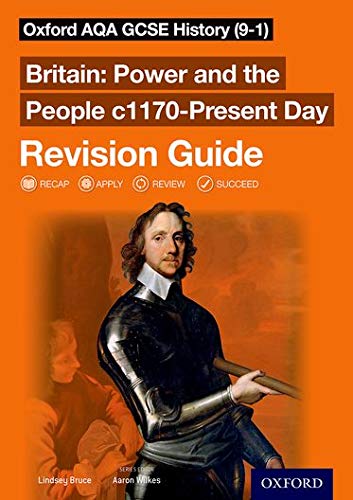 Oxford AQA GCSE History revision guide with an orange cover featuring a historical portrait.