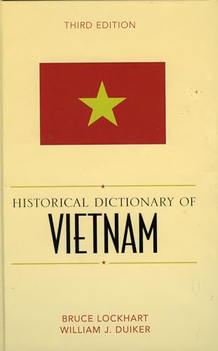 Book cover: "Historical Dictionary of Vietnam," third edition, with flag.