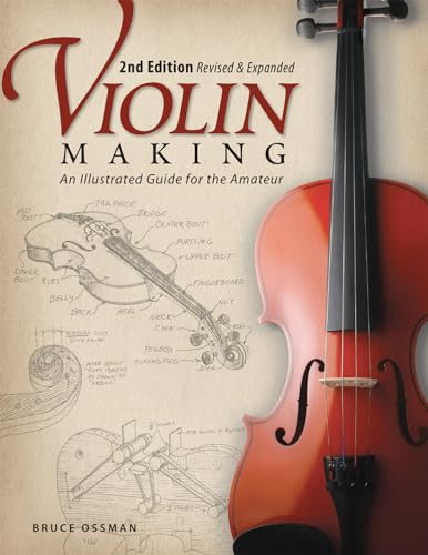 Book cover: "Violin Making" with illustration of a violin and diagrams.