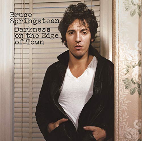 Bruce Springsteen album cover featuring a portrait of the artist.