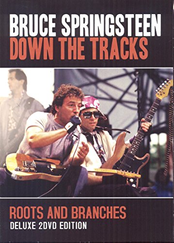 Bruce Springsteen "Down The Tracks" DVD cover with musicians performing.