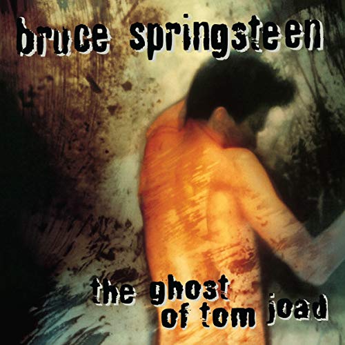 Album cover for Bruce Springsteen’s “The Ghost of Tom Joad” featuring a man’s back.
