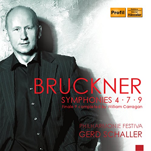 Bruckner CD cover featuring a man in a suit against a white wall.