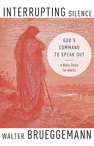 Book cover with a figure walking with a staff on a red textured background.