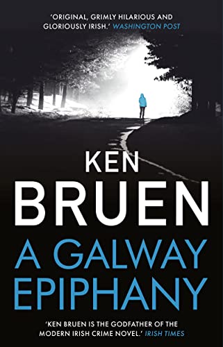 Book cover showing a person in a blue jacket walking down a dark road.