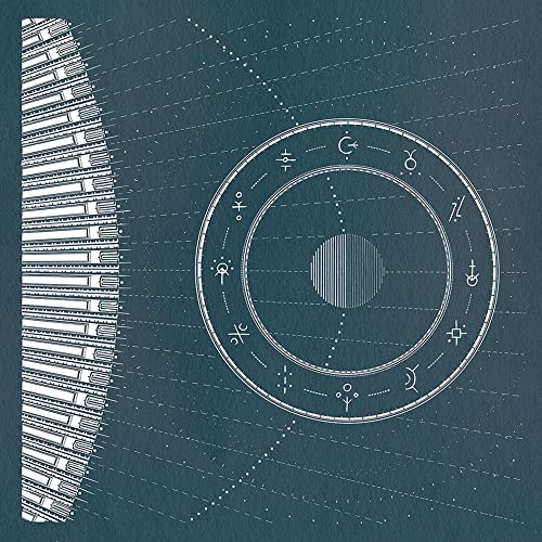 Bruno Major album cover: dark blue with white astrological symbols.