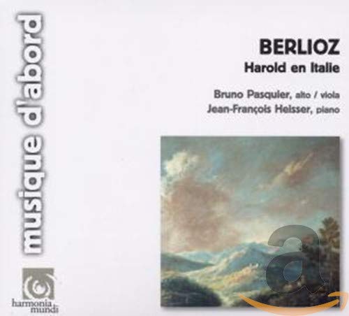 CD case for Berlioz’s “Harold en Italie” with landscape painting.
