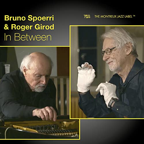 CD cover featuring portraits of two older men, Bruno Spoerri and Roger Girod.