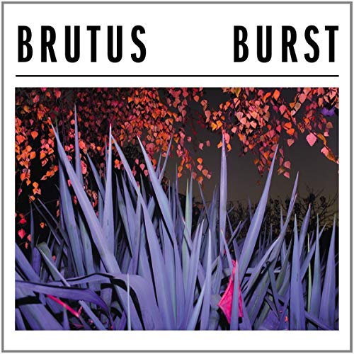 Brutus “Burst” vinyl album cover with a photo of foliage.