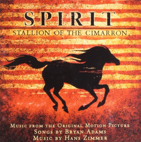 CD cover: black silhouette of a running horse on orange textured background.