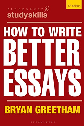 Book cover: "How to Write Better Essays" by Bryan Greetham, 5th edition.