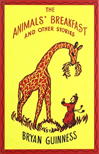 Yellow book cover with a giraffe offering leaves to a small person.