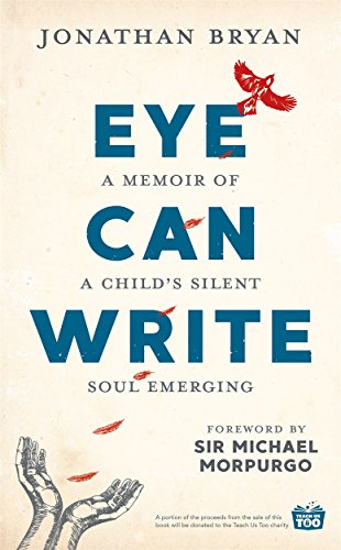 Book cover with blue title text, red bird, and hands releasing feathers on beige background.