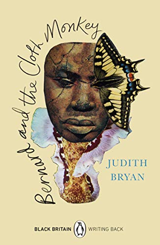 Book cover: collage of a face, butterfly, and floral elements.