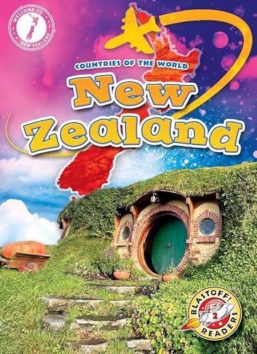 Book cover for “New Zealand” featuring a hobbit-hole style house.