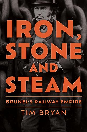 Book cover featuring Isambard Kingdom Brunel with bold orange title text.