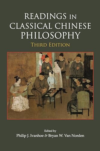 Book cover with a traditional Chinese painting of people in a room.