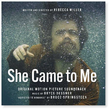 CD cover for “She Came To Me” soundtrack featuring a man’s portrait.
